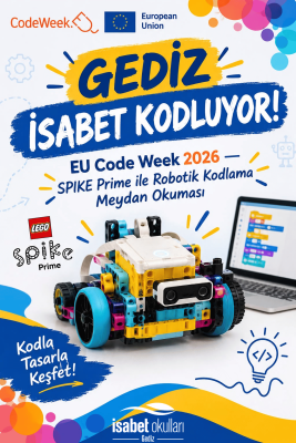 Gediz İsabet Kodluyor: SPIKE Prime ile Tasarla, Kodla, Çöz!